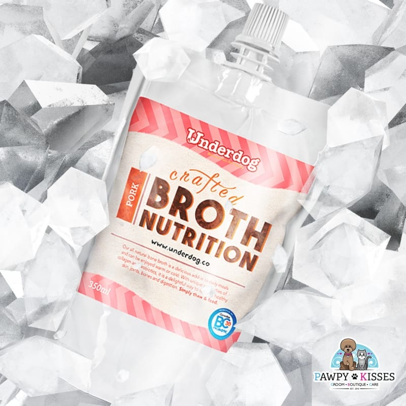 Underdog Frozen Pork Bone Broth For Dogs 350ml