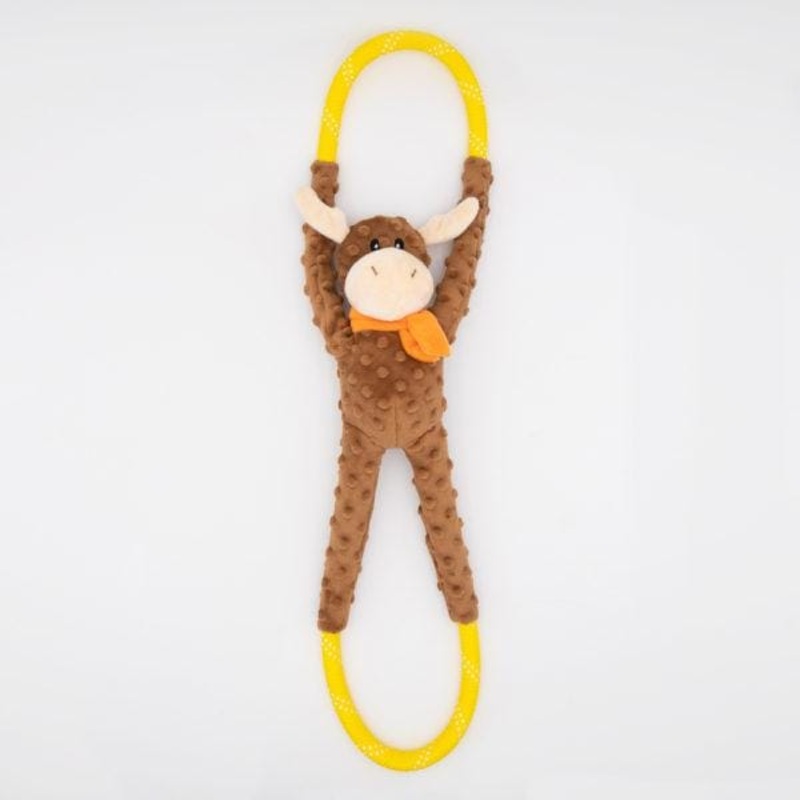 [10% OFF] ZippyPaws RopeTugz Moose Dog Toy ZP977