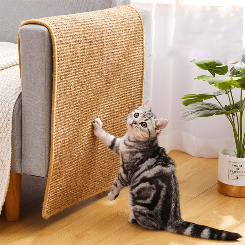 Sisal Felt Cat Scratching Mat|S30x40cm|M:  40x60cm|L:   50X80cm|XL: 60X90cm