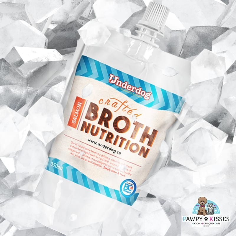 Underdog Frozen Salmon Bone Broth For Dogs 350ml