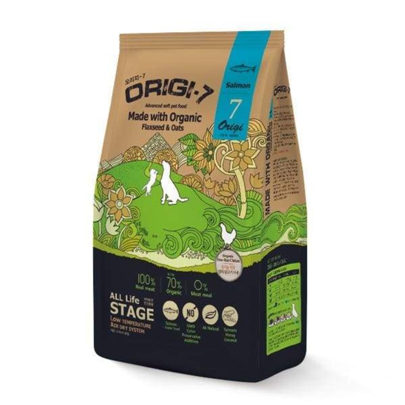 [15% OFF] Bow Wow Origi-7 Salmon Advanced Soft Air Dried Dog Food 1.2kg