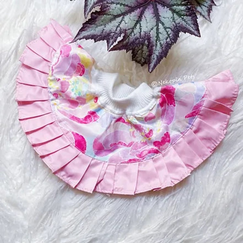 B.Bing Silk Print Bib Cherry Spring