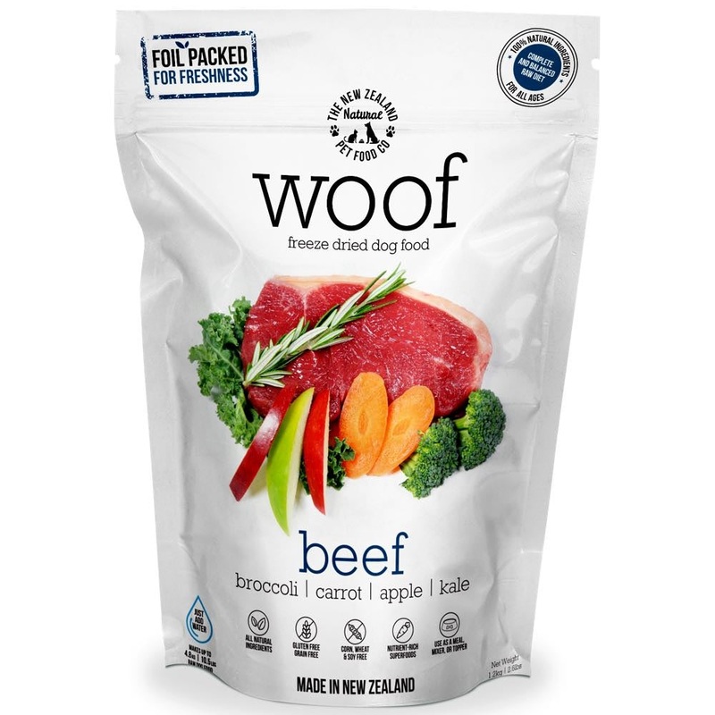 ‘BUNDLE DEAL’: WOOF Beef Freeze Dried Raw Dog Food