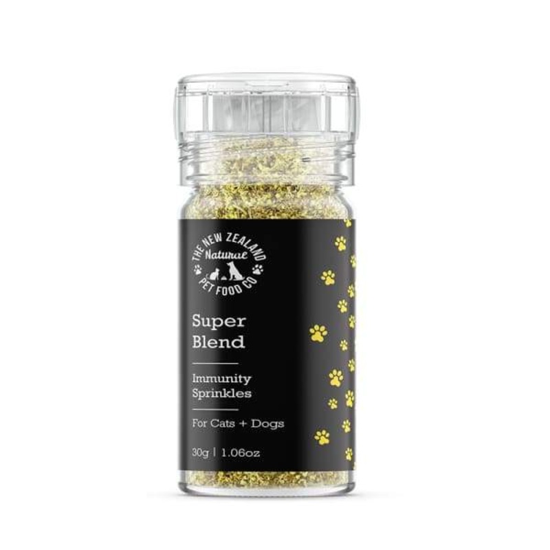 The New Zealand Natural Super Blend Immunity Sprinkles Pets Meal Mixers / Toppers