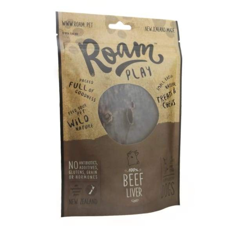 [20% OFF] Roam Play Beef Air Dried Liver Dog Treats 125g