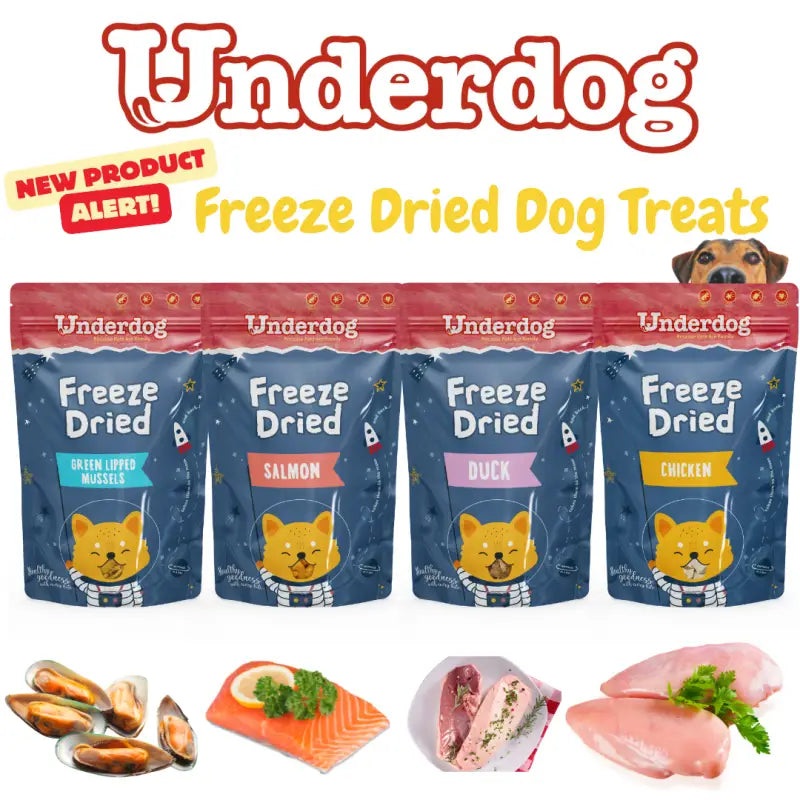 Underdog Freeze Dried Dog Treats 50g (4 Flavours Available)