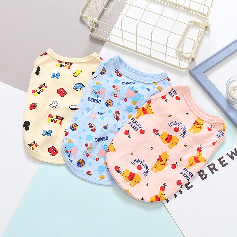 Classic Collection Cotton Top|Cream Mickey|Blue Dumbo|Pink Winnie|XXS|XS|S|M|L|XL|XXL