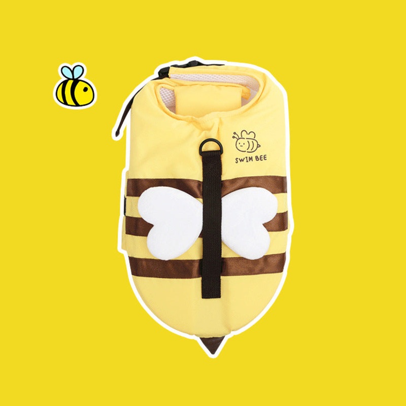 Busy Bee Pet Swim Jacket|S|M|L