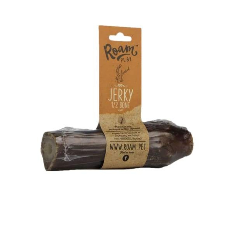 [20% OFF] Roam Play Venison Jerky Half Bone Dog Chew