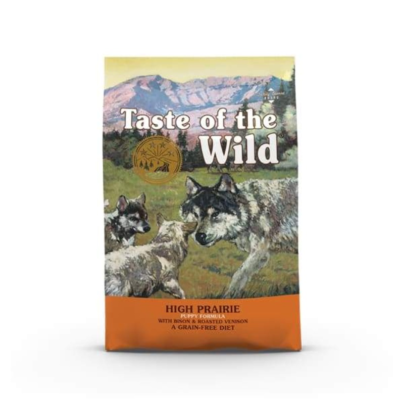 Taste of the Wild High Prairie Puppy Recipe with Roasted Bison & Roasted Venison Dry Dog Food (2 Sizes)