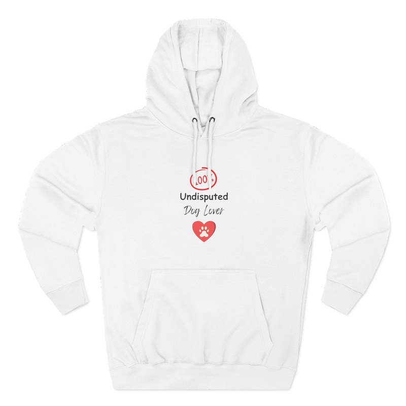 100% Undisputed Dog Lover Crew Neck Sweatshirt