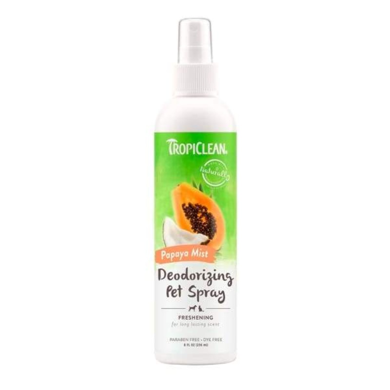 [15% OFF] Tropiclean Papaya Mist Deodorizing Pet Spray 8oz