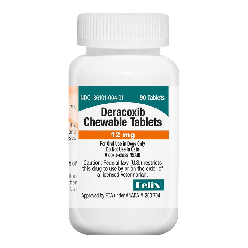 Rx Deracoxib Chewable Tablets 12mg, 90ct