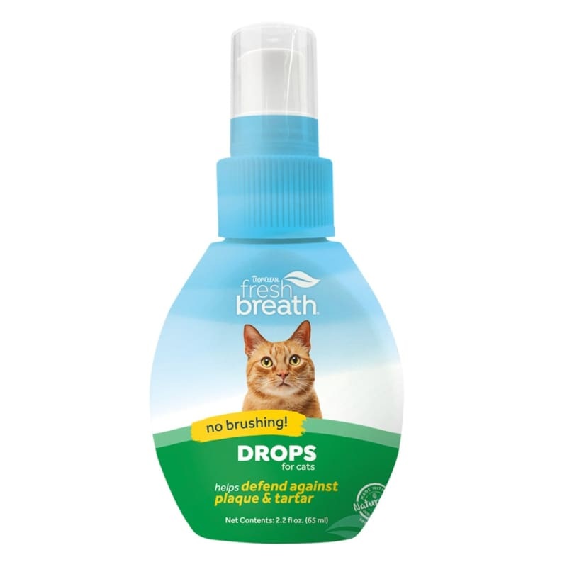 [15% OFF] Tropiclean Fresh Breath Drops For Cats 2.2oz