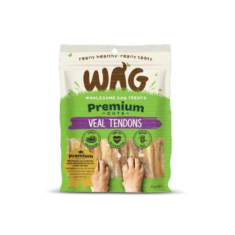 WAG Veal Tendons Air Dried Dog Treats 50g