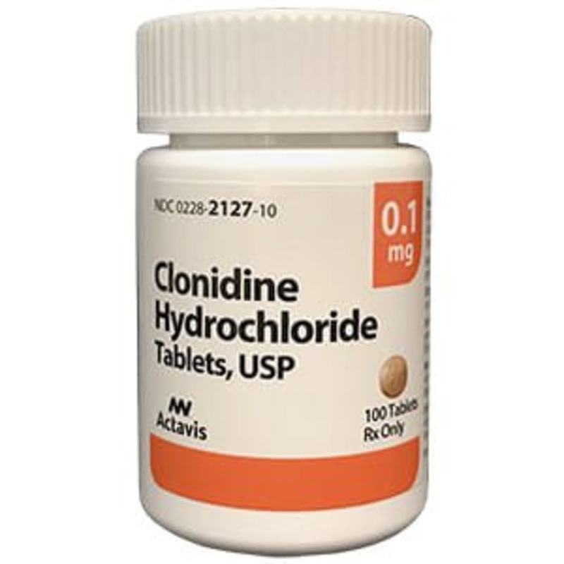 Rx Clonidine 0.1 mg x 100 tablets