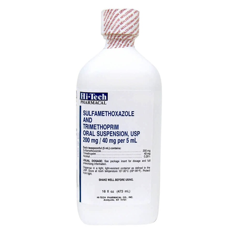 Rx SMZ/TMP 240mg/5ml x473ml suspension