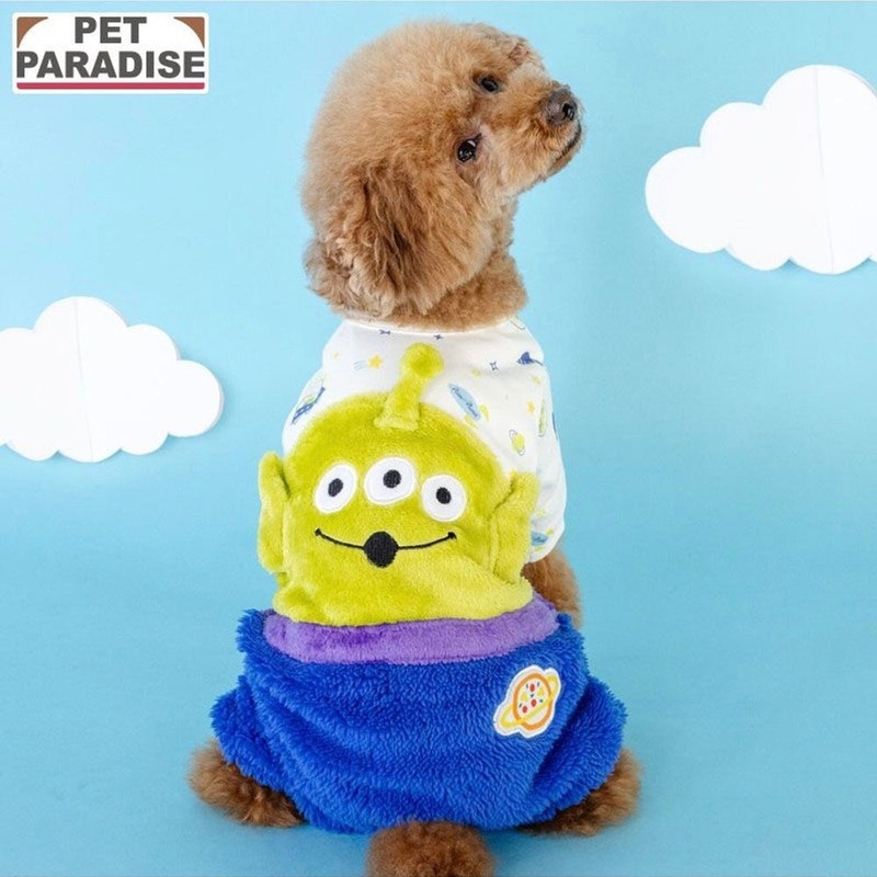 Toy Story Fluffy Alien Romper|3S(N:17-20cm C:27-32cm B:27cm)|DSS(N:18-22cm C:30-35cm B:28.5cm)|SS(N:20-25cm C:34-40cm B:32cm)|DS(N:22-26cm C:35-41cm B:34.5cm)|S(N:26-30cm C:42-48cm B:38cm)