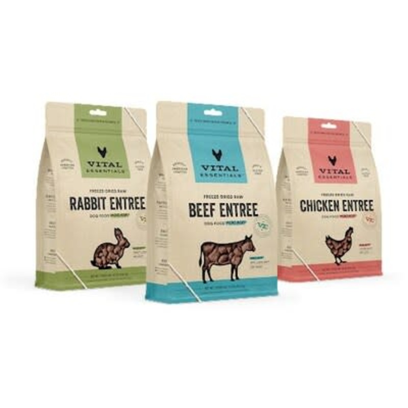 Vital Essentials Freeze-Dried Raw Complete Entre for Cat Mini Nibs 340g
