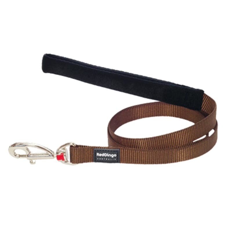 Red Dingo Classic Fixed Brown Dog Lead