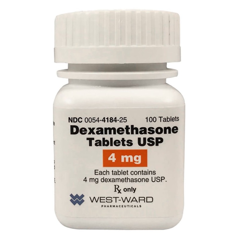 Rx Dexamethasone 4 mg x 100 tablets