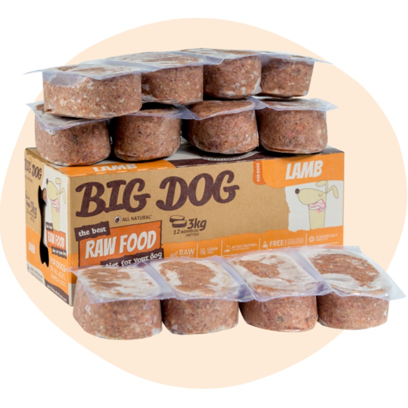 Big Dog Lamb Raw for Dogs