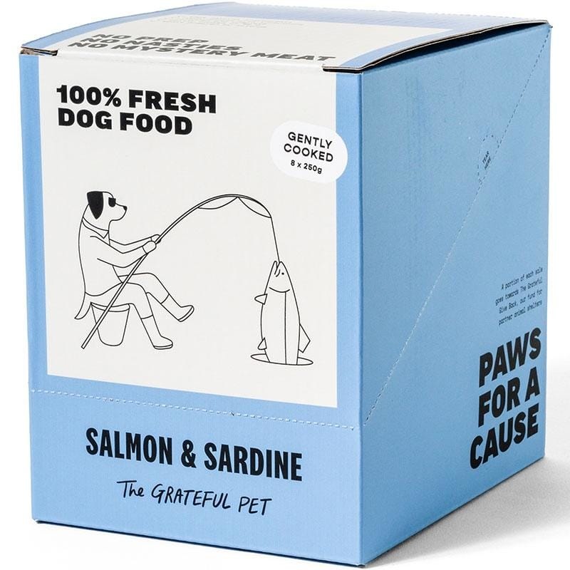The Grateful Pet Gently Cooked Salmon & Sardine Frozen Dog food 2kg