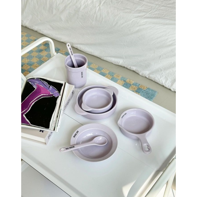 Bridge Dog Bridge Baby Purple|Mini Dish|Mini Pot|Mini Pan|Pot|Toy Dish|Toy Pot|Toy Pan|Holder|Ladder