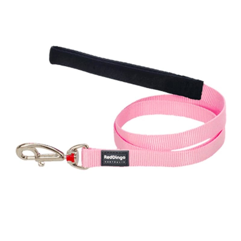 Red Dingo Classic Fixed Pink Dog Lead