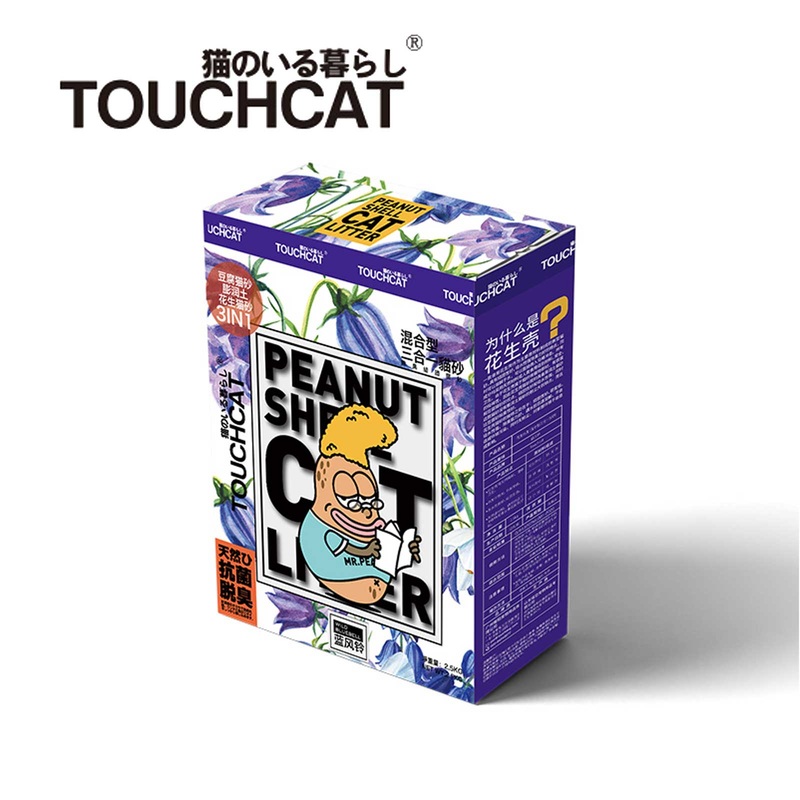 Touchcat  Wild Bluebell Mixed Cat Litter 6L/2.5kg