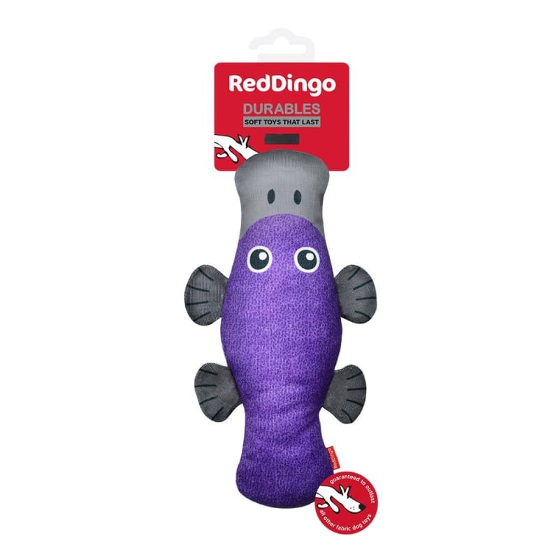 Red Dingo Durables Pam The Platypus Soft Dog Toy