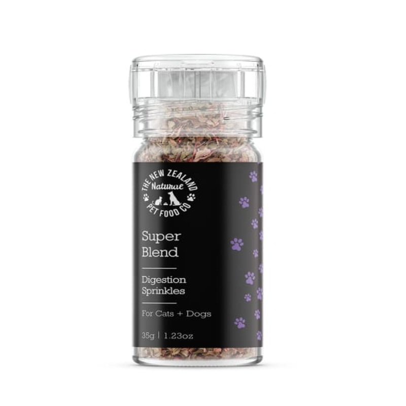 The New Zealand Natural Super Blend Digestion Sprinkles Pets Meal Mixers / Toppers