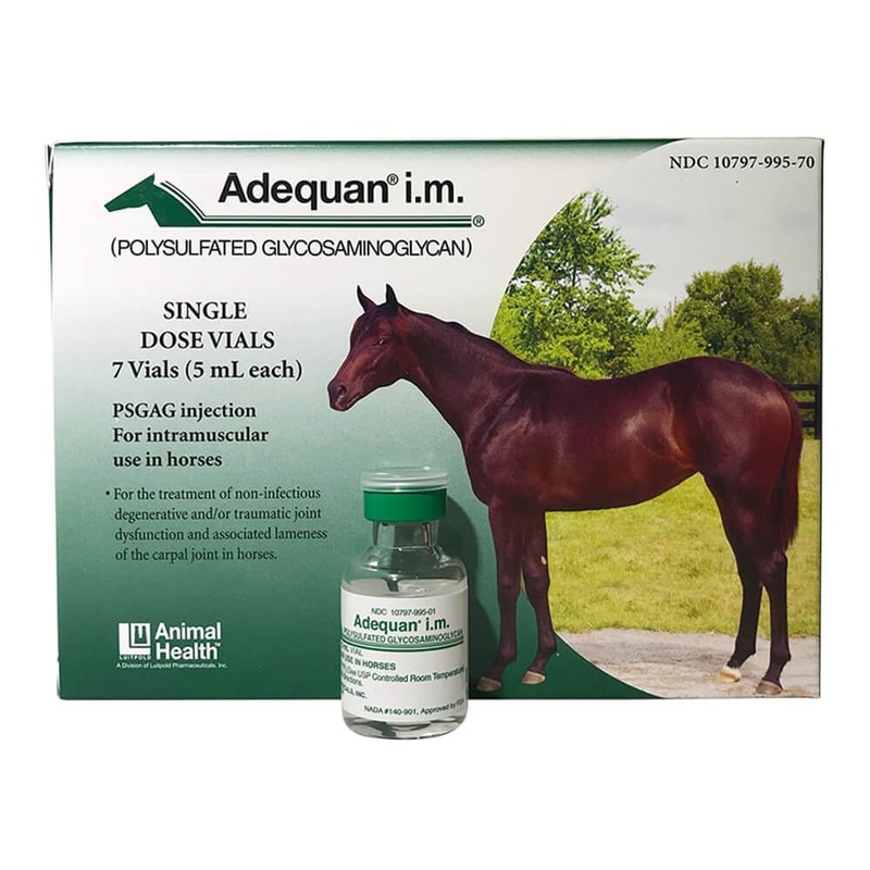 Rx Adequan (Equine) 500mg/5ml x 5 ml x 7 vials