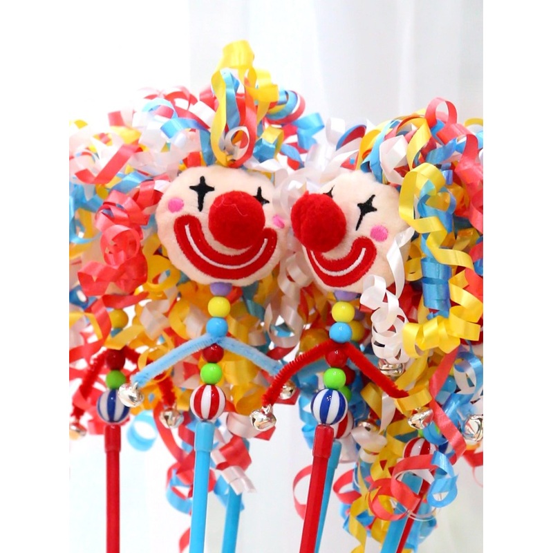 Crazy Clown Interactive Cat Teaser