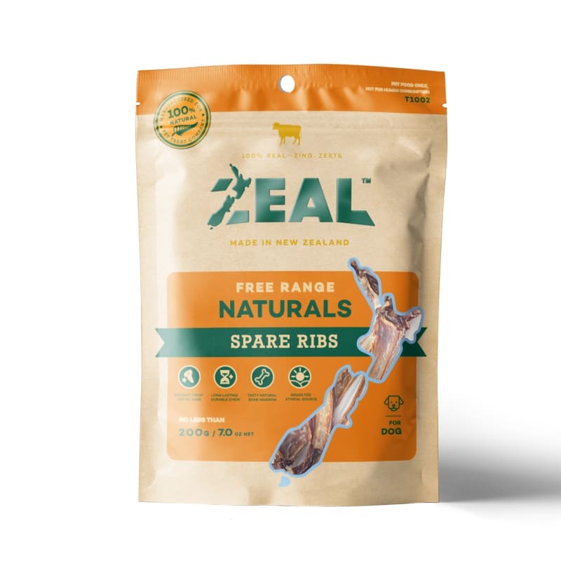Zeal Free Range Naturals Spare Ribs Dog Treats (2 Sizes)