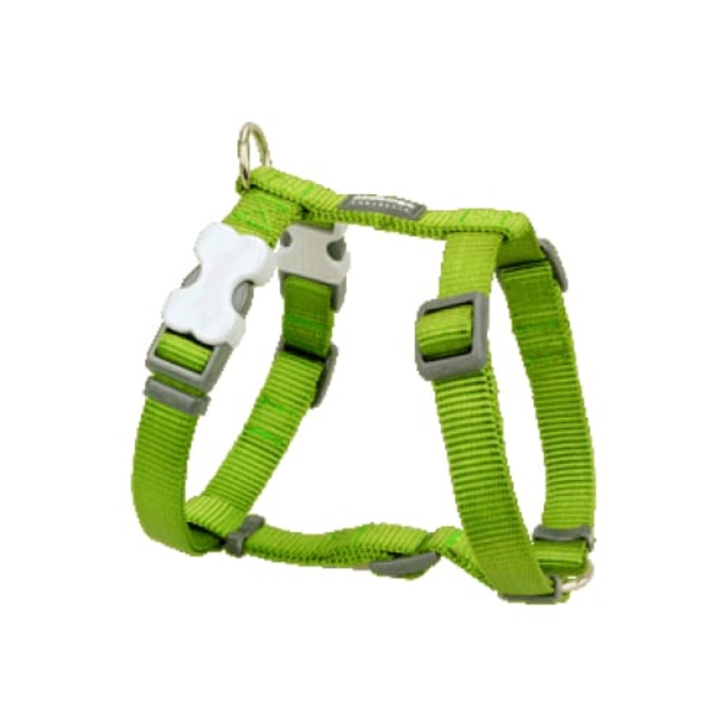 Red Dingo Classic Lime Green Dog Harness (4 Sizes)