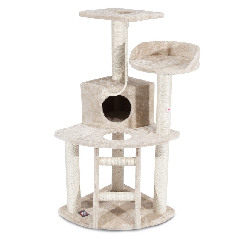 Majestic Pet 48-in Casita Cat Tree, Tan