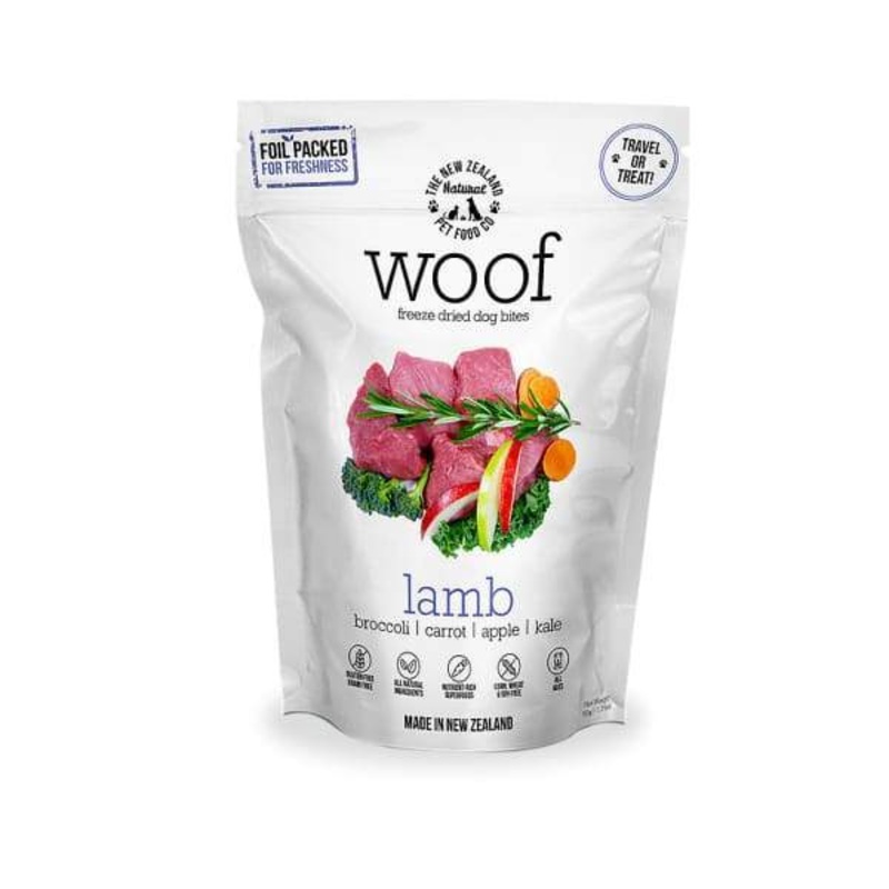 WOOF Lamb Freeze Dried Raw Dog Food (2 Sizes)