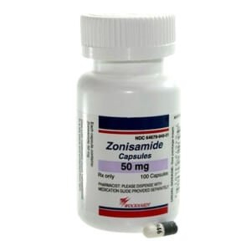 Rx Zonisamide 50mg x 100 capsules