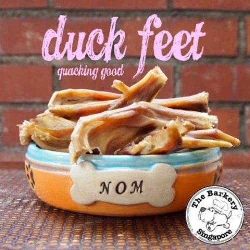The Barkery Duck Feet Dehydrated Dog Treats (2 Sizes)