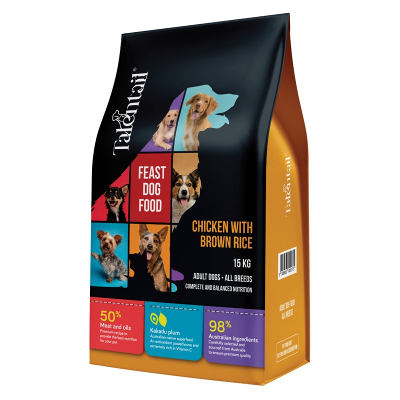 Talentail Adult Dog Food Chicken with Brown Rice 15kg