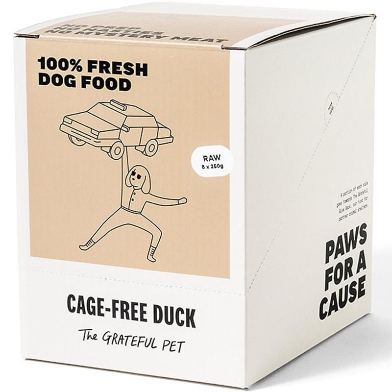 The Grateful Pet Cage-free Duck Raw Frozen Dog Food 2kg
