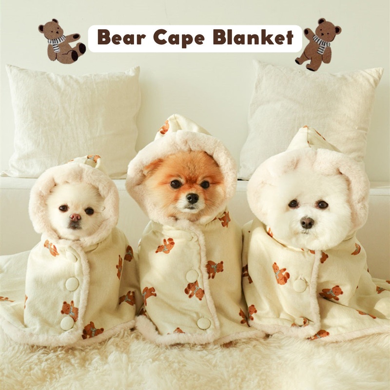 Teddy Teddy Blanket to Wear|Small|Medium|Large
