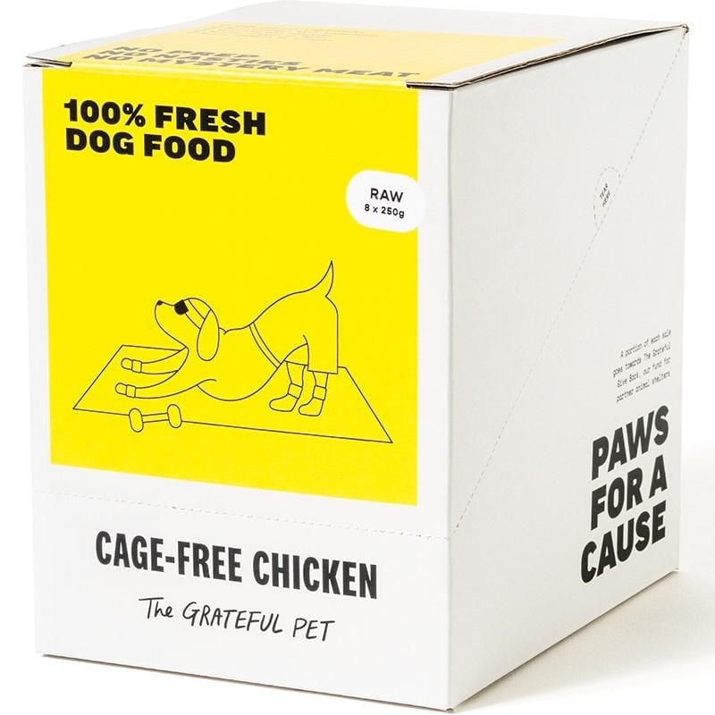 The Grateful Pet Cage-free Chicken Raw Frozen Dog Food 2kg