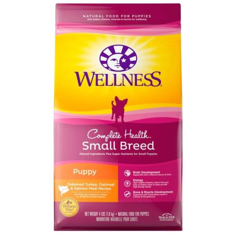 [20% OFF] Wellness Complete Health Small Breed Puppy Dry Dog Food 4lb