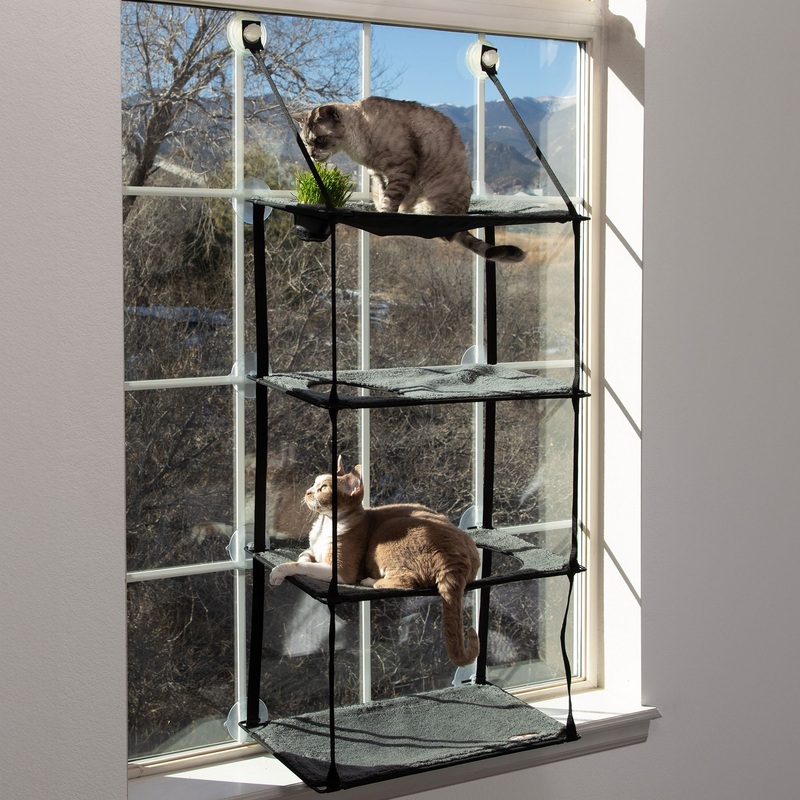 K&H Pet Products EZ Mount Window Kitty Sill Cat Perch
