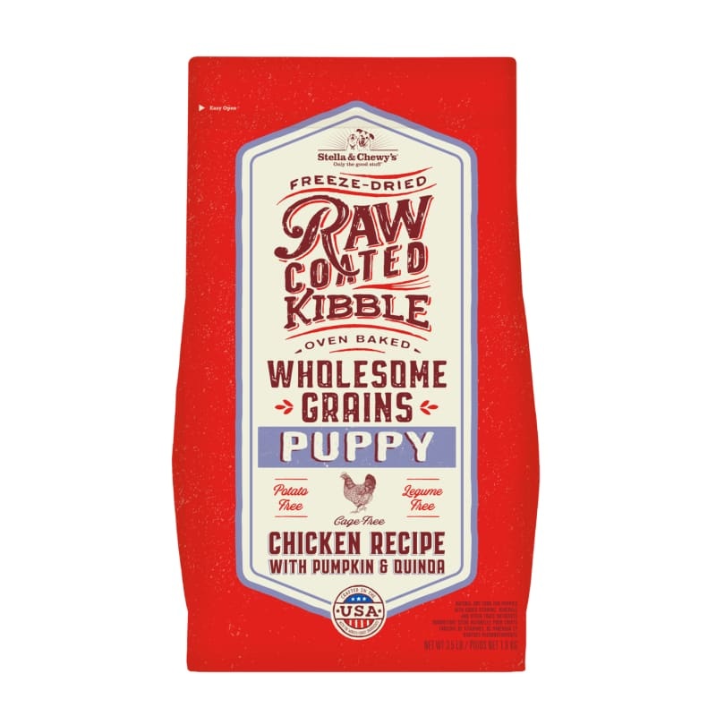 [15% OFF] Stella & Chewy’s Raw Coated Puppy Food with Wholesome Grains (2 Sizes)