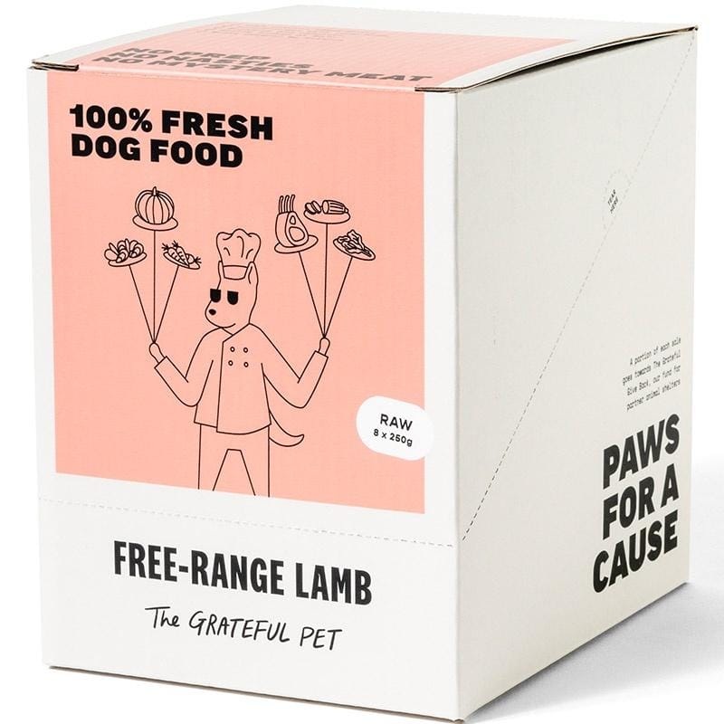 The Grateful Pet Free-range Lamb Raw Frozen Dog Food 2kg