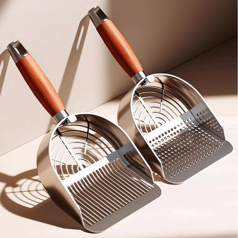 Stainless Steel Cat Litter Scoop for Fine Litter