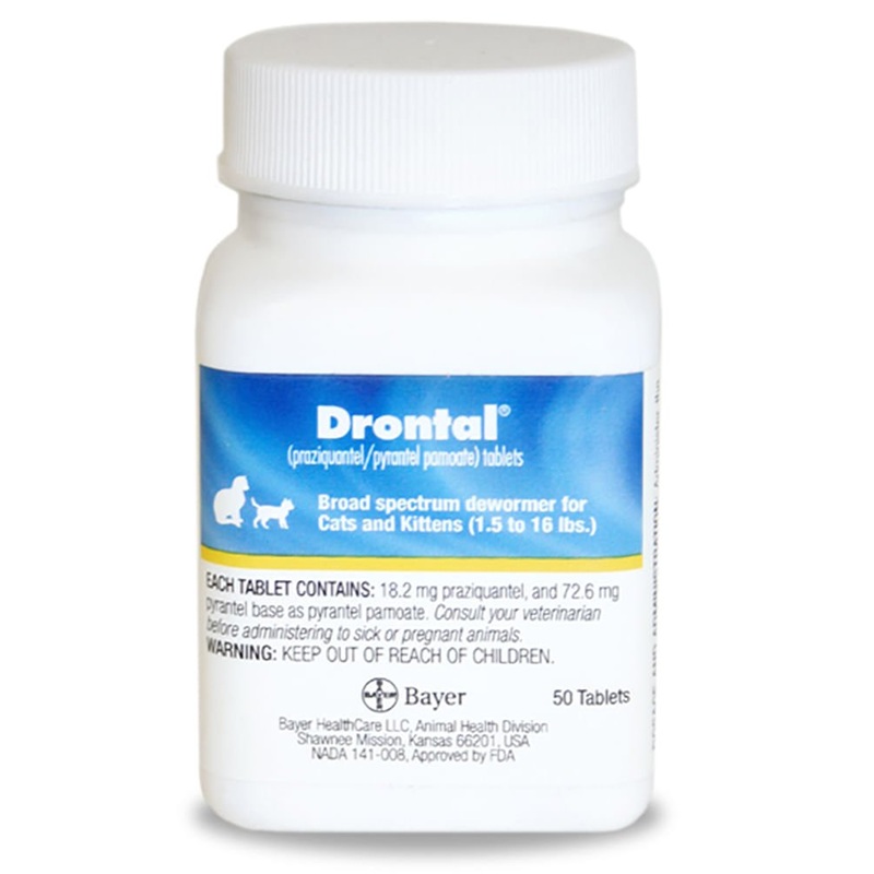 Drontal Broad Spectrum Dewormer  50 Tablets
